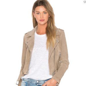 Blank NYC Suede 100% Leather Moto Jacket M